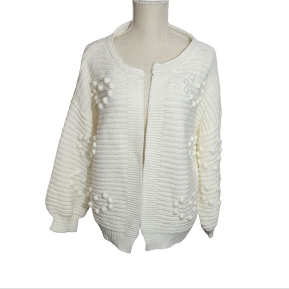 Vine and love oversized open cardigan - Picture 2 of 9